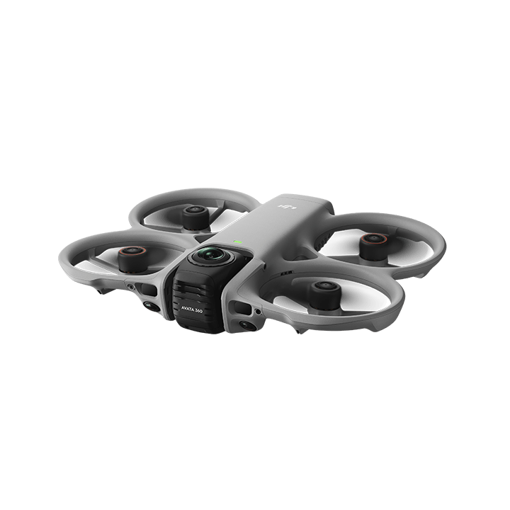 Drone DJI Avata 360 com proteção de hélices